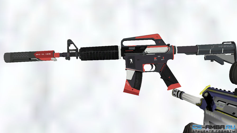 Модель оружия HD «M4A1 - Cyrex» для CS 1.6