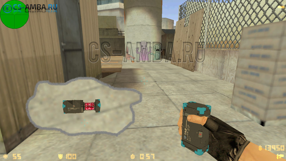 Модель гранаты «Sonar Bomb» из CS:GO для CS 1.6