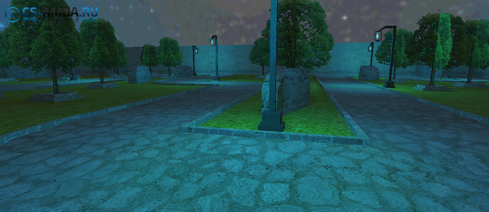 Карта «aim_ak_nightpark_mr» для CS 1.6