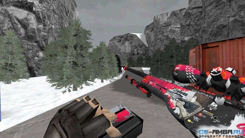 Стандартная HD модель «AWP - Wild Style» для CS 1.6