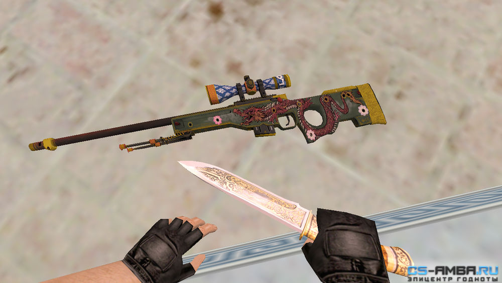 Стандартная HD модель «AWP — Longun» для CS 1.6