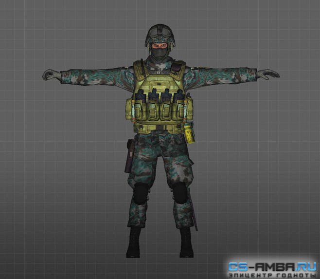 Пак моделей игроков «Лесной Десант» для CS 1.6