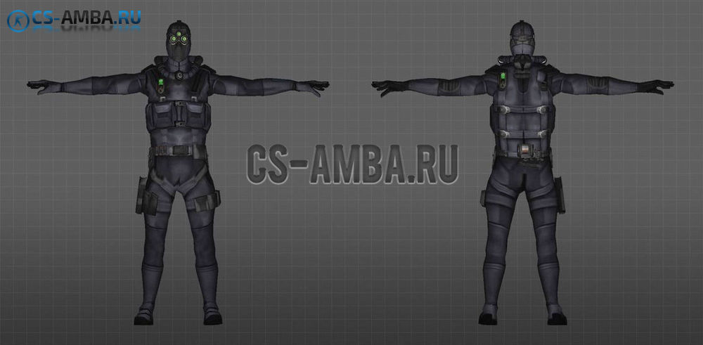 Модель игрока «Sam-fisher» для CS 1.6