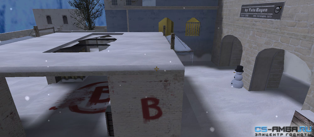 Зимняя карта из CS:GO «De_Mirage» для CS 1.6