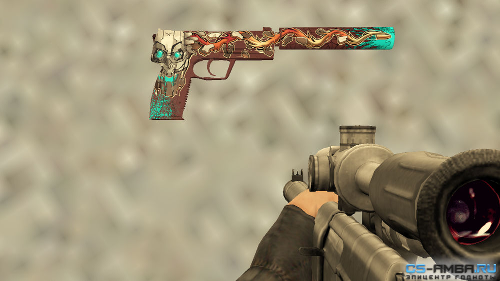 Модель HD «USP - Kill Confirmed: Cyborg» для CS 1.6