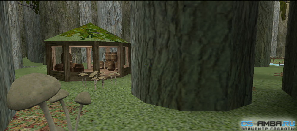 Карта «De_tree — Дремучий лес» для игры CS 1.6