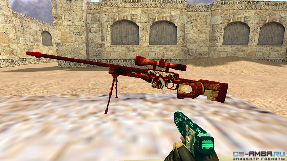 Модель оружия HD «AWP - Primal» для CS 1.6