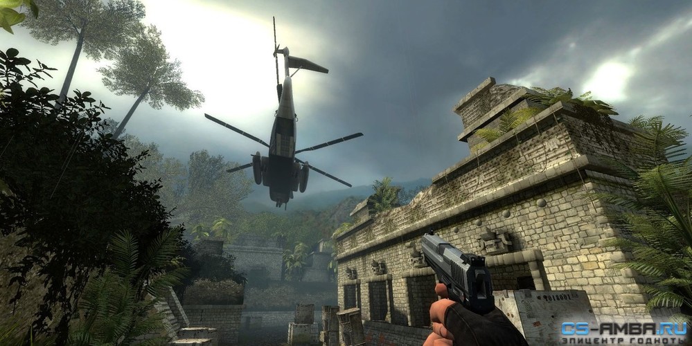 De_aztec из CS:GO для CS:Source v89
