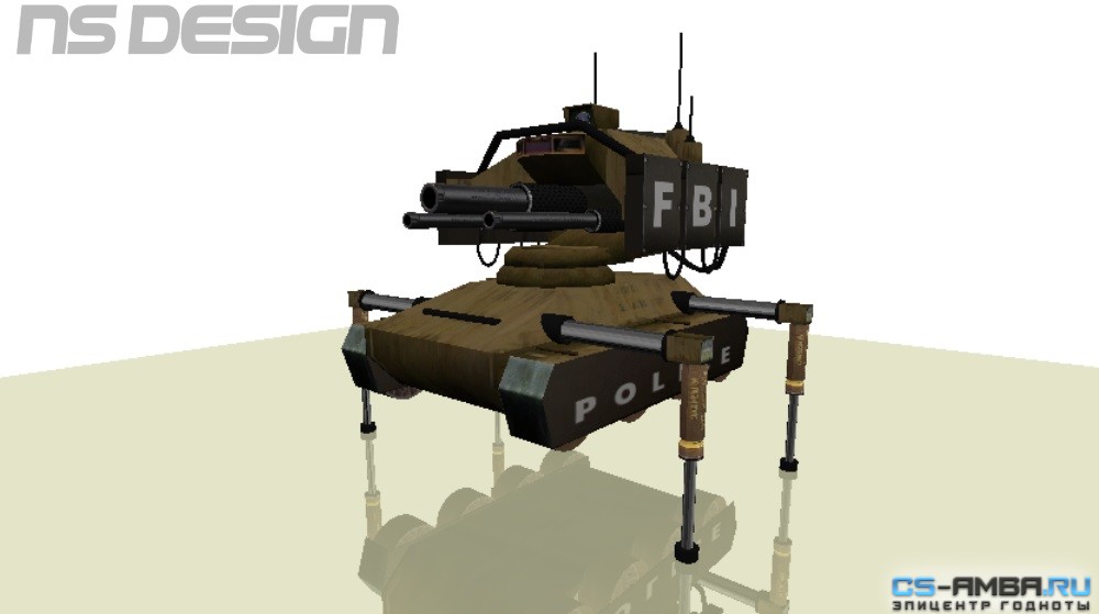 NS_Auto-Turret_v1.1 - Модель мобильной турели