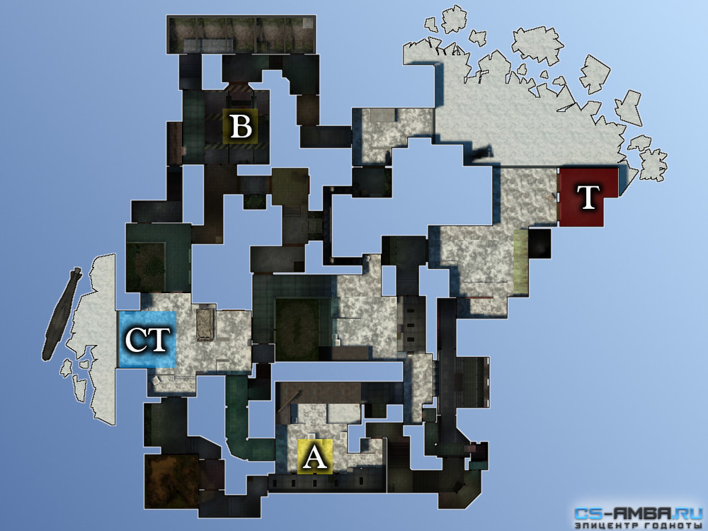 DE_INVICTUS - Новая Карта для КС 1.6