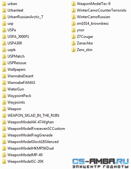 maga pack maps & player models cs 1.6