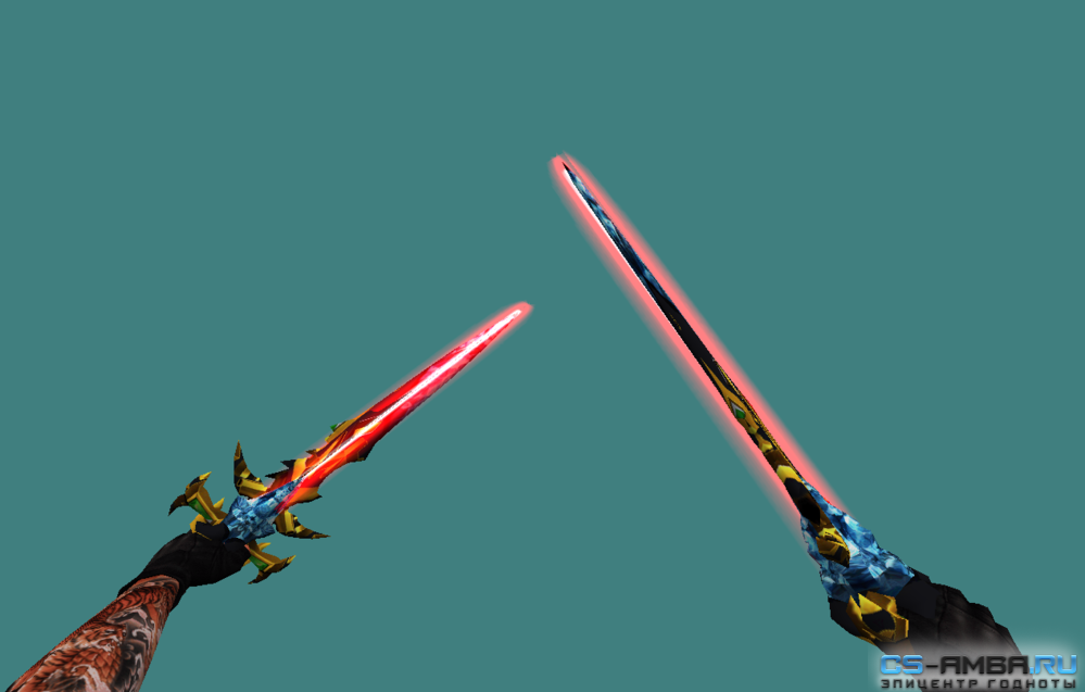 Dual Katanas | Fire Remake