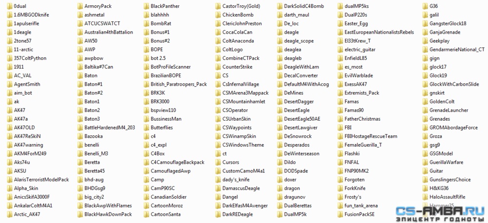 maga pack maps & player models cs 1.6