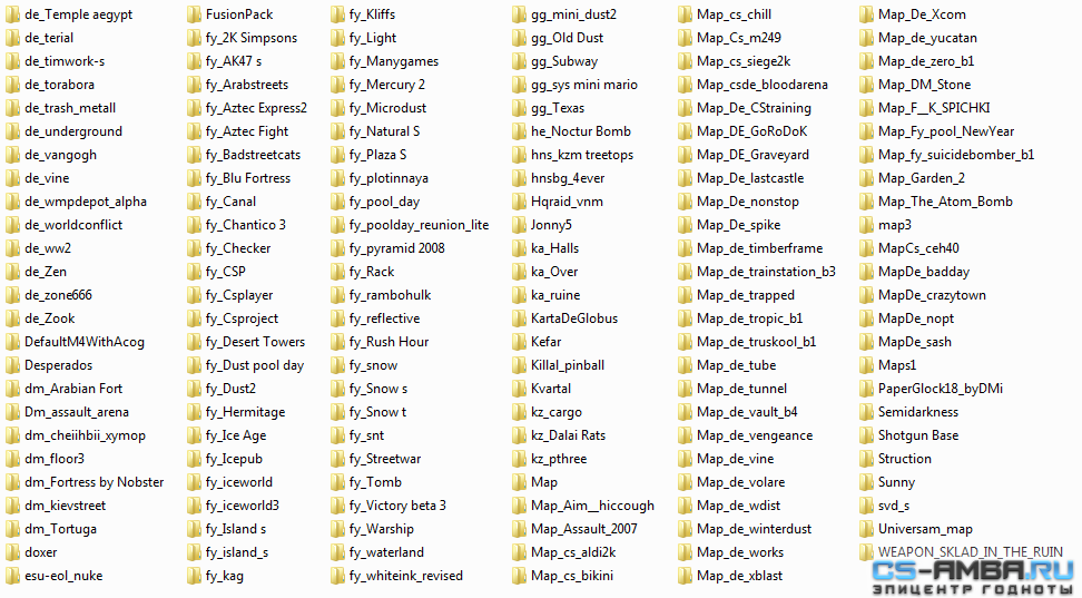 maga pack maps & player models cs 1.6