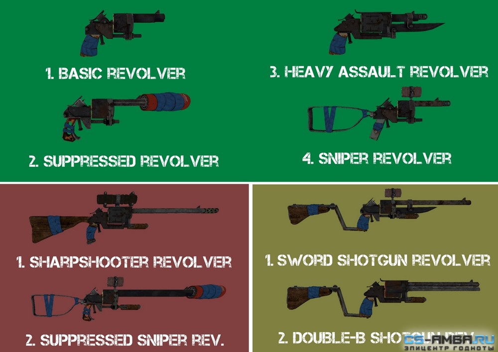 HandMade Revolver Pack - Bastard (MEGA PACK)