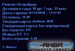 Informer DeathRun v2.0 (2018)