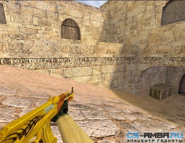 Модель Admin Gold AK bayonet для Counter Strike 1.6