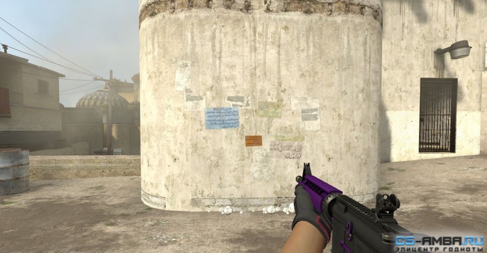 Модель M4A4 «Ultraviolet» для CSS
