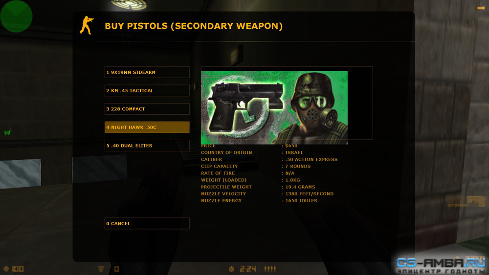 Opposing Force Desert Eagle