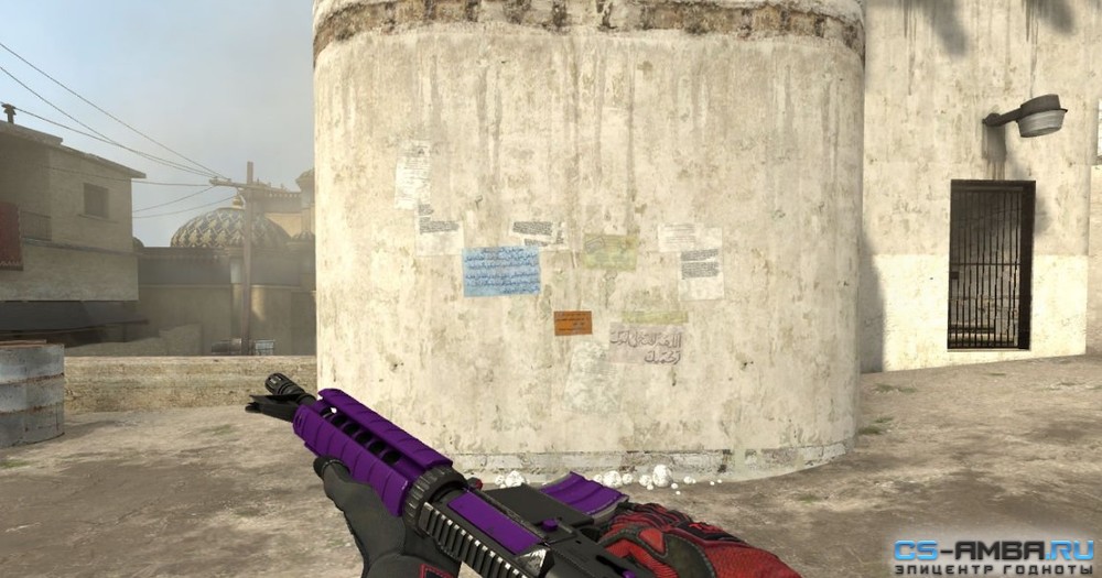 Модель M4A4 «Ultraviolet» для CSS