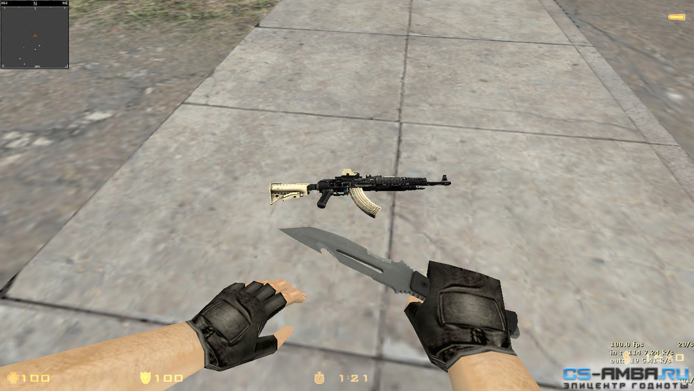 Модель АК-47 - AK_74_CoD для CS 1.6