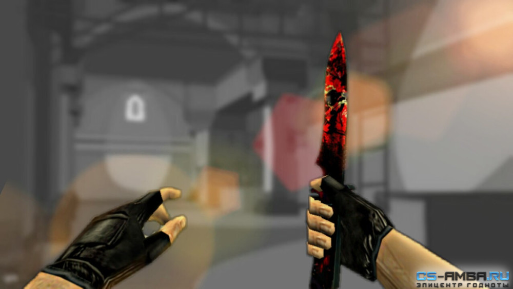 Нож red&black CS 1.6